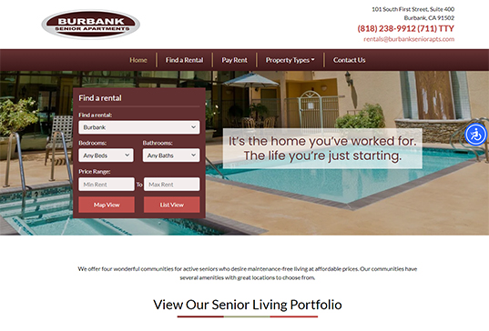 Burbank Senior Apartments Property Management